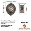 "Capernaum" Brass Manual Old Fashioned Door Bell 